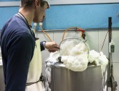 Sojamilchproduktion